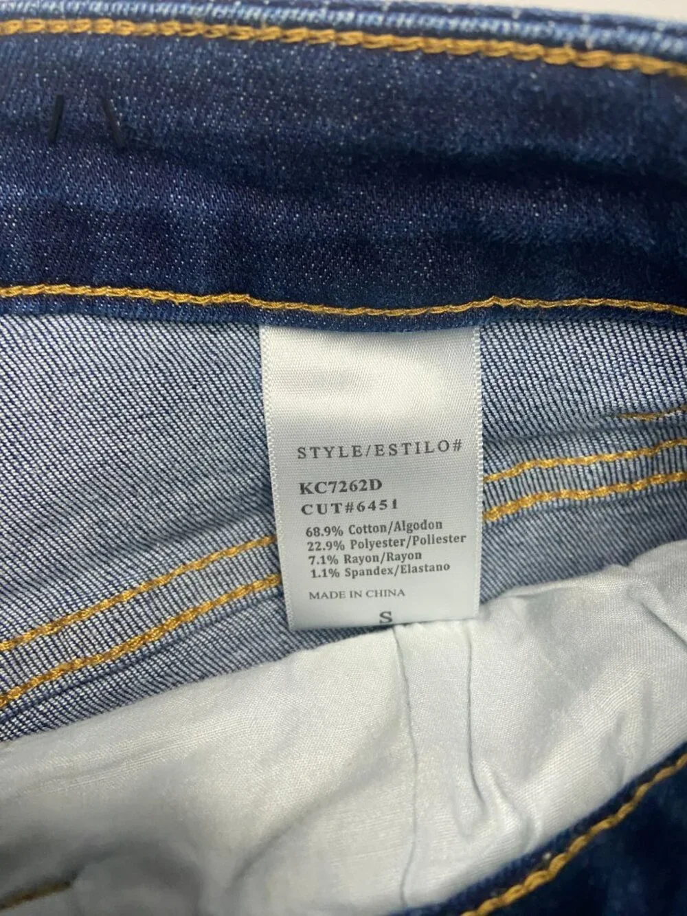 Fashion Nova S  Distressed Denim Shorts Blue Frayed Raw Hem NWOT - Picture 2 of 5